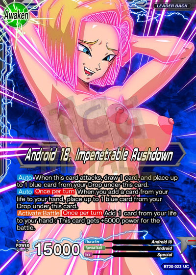 Adult Android 18 Impenetrable Rushdown Metal Dbs Leader