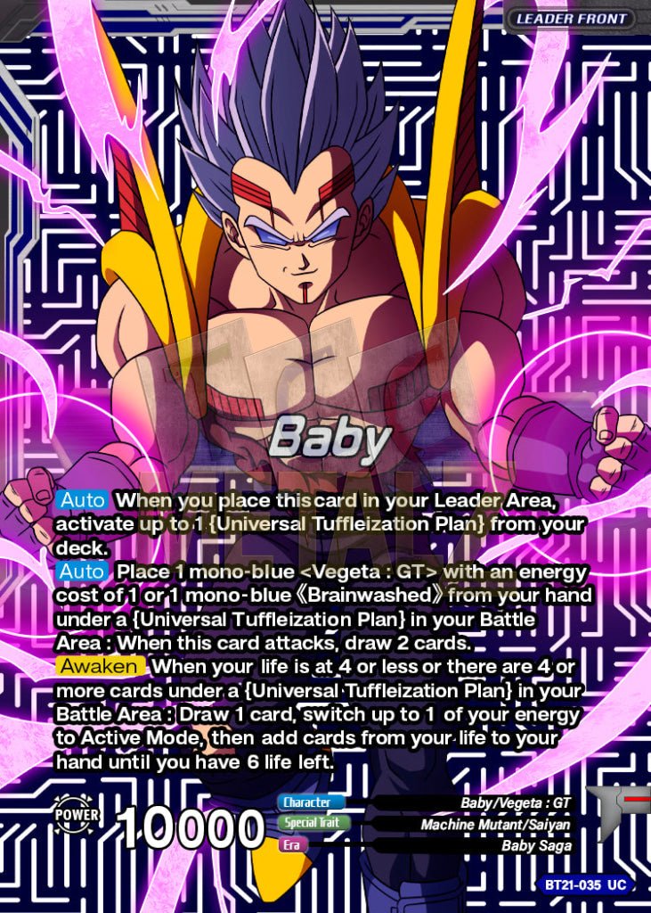 Baby Awakening With A Grudge Metal Dbs Leader