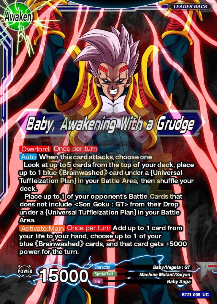 Baby Awakening With A Grudge Metal Dbs Leader