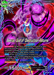 Beerus God Of Destruction Returns Metal Dbs Leader