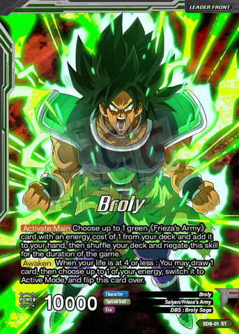 Broly Evil Unleashed Metal Dbs Leader