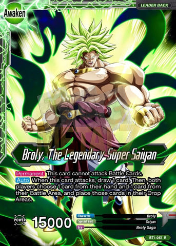 Broly The Legendary Super Saiyan Metal Dbs Leader