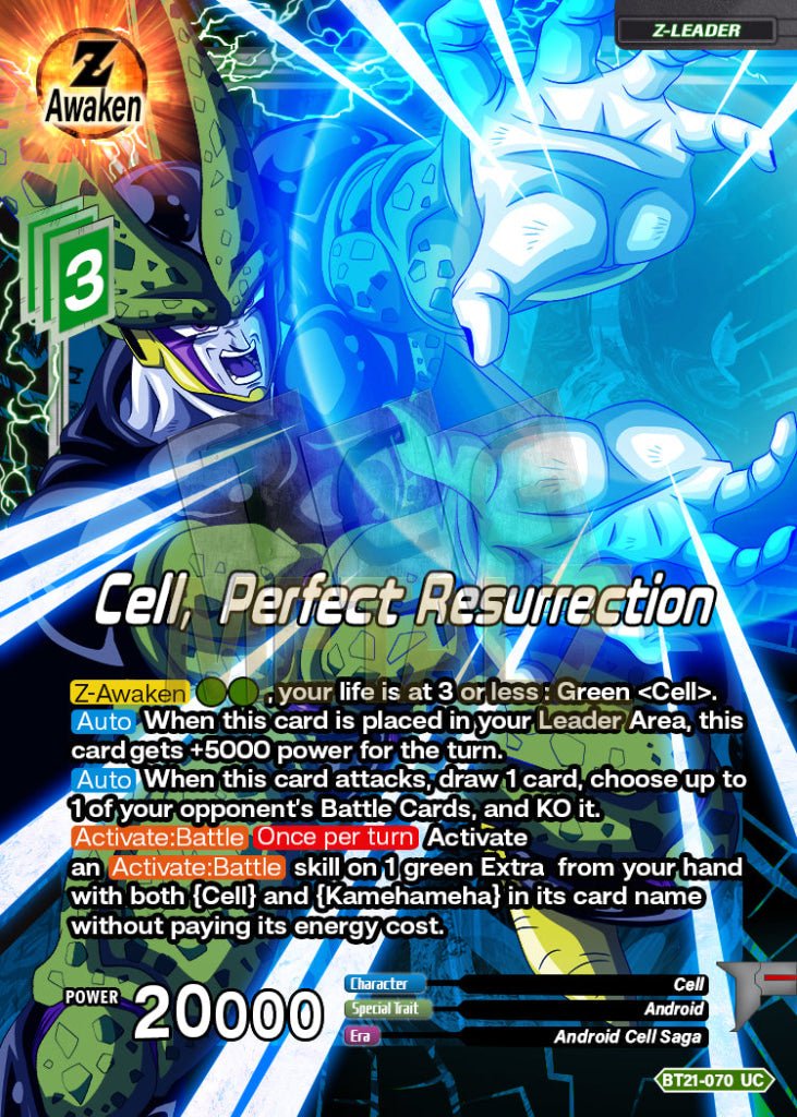 Cell Perfect Resurrection Metal Z-Leader Dbs Leader