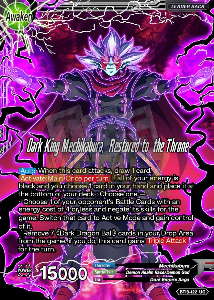 Dark King Mechikabura Restored To The Throne Metal Dbs Leader