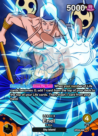 Enel [Y] Text On Card