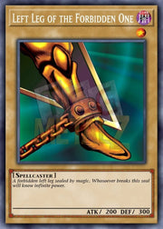 Exodia The Forbidden One (All 5 Pieces) Yu-Gi-Oh