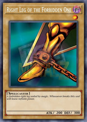 Exodia The Forbidden One (All 5 Pieces) Yu-Gi-Oh