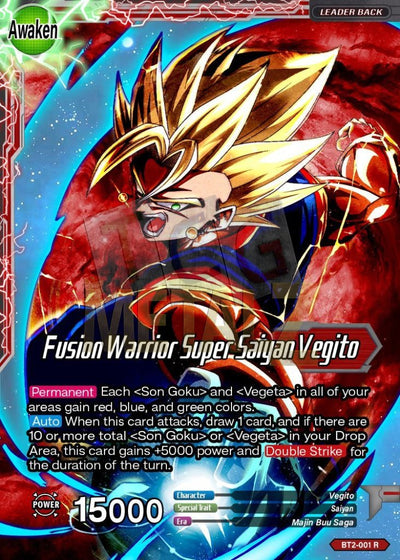 Fusion Warrior Super Saiyan Vegito Metal Dbs Leader