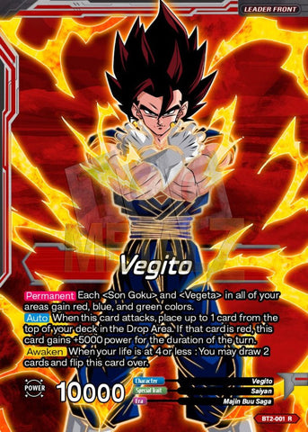 Fusion Warrior Super Saiyan Vegito (New Art) Metal Dbs Leader