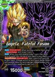 Gogeta Fateful Fusion Metal Dbs Leader