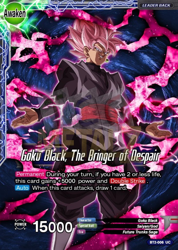Goku Black The Bringer Of Despair Metal Dbs Leader