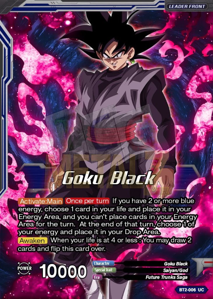 Goku Black The Bringer Of Despair Metal Dbs Leader