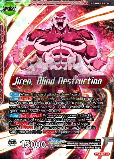 Jiren Blind Destruction Metal Dbs Leader