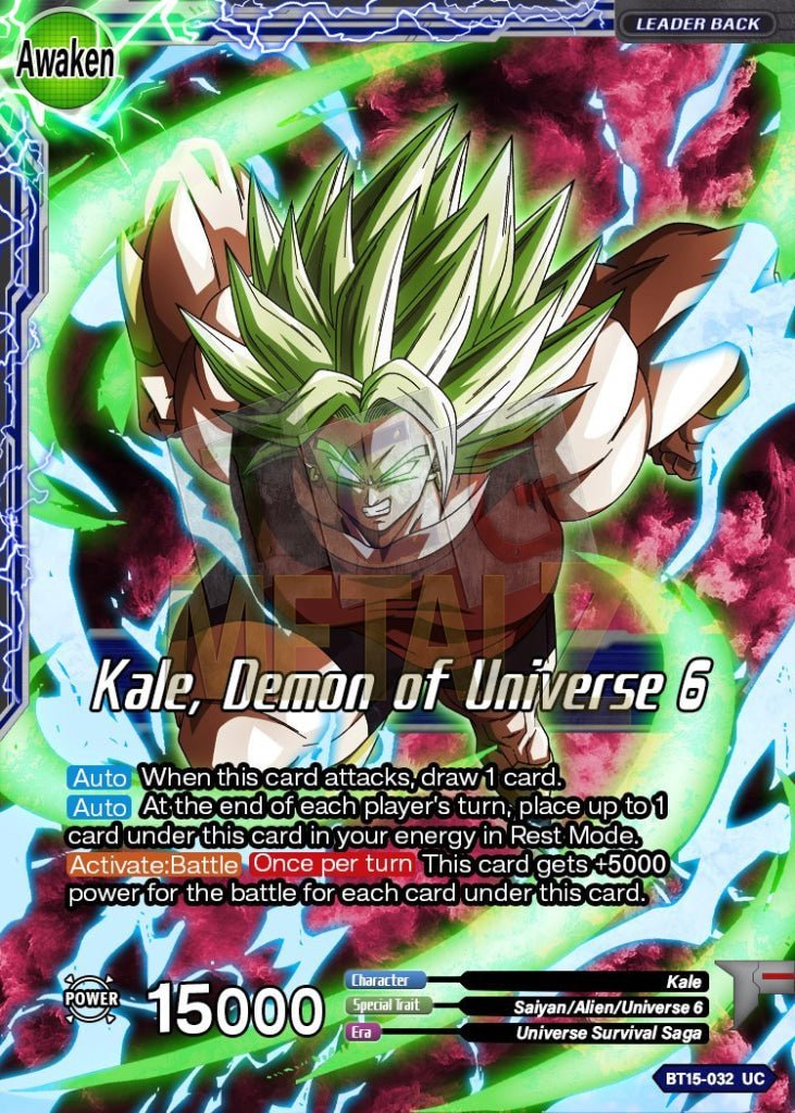 Kale Demon Of Universe 6 Metal Dbs Leader