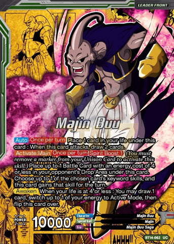 Majin Buu Unadulterated Might Metal Dbs Leader