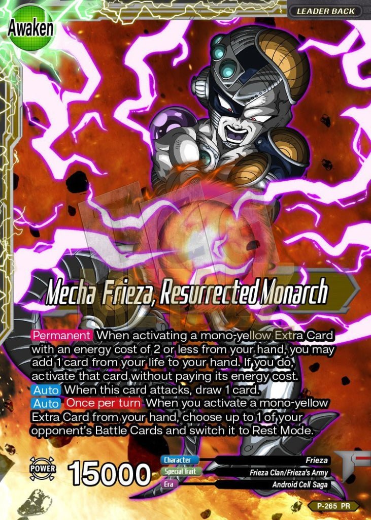 Mecha Frieza Resurrected Monarch Metal Dbs Leader