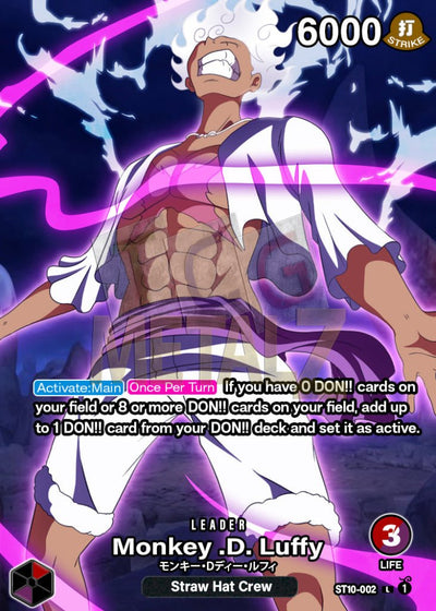 Monkey D. Luffy [Series 5] [R/P] Text On Card