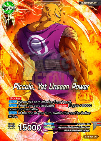 Piccolo Yet Unseen Power Metal Dbs Leader