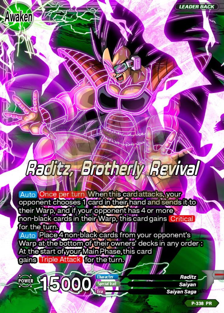 Raditz Brotherly Revival Metal Dbs Leader