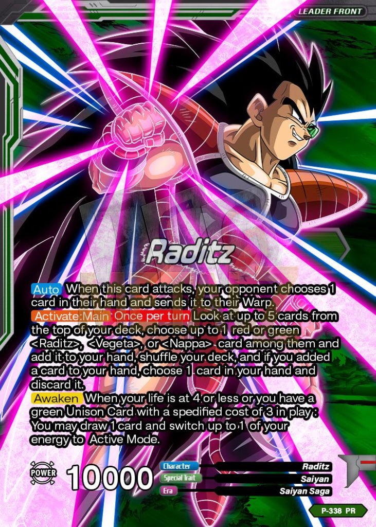 Raditz Brotherly Revival Metal Dbs Leader