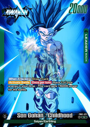 Son Gohan: Childhood V2 [Fusion World Exclusive] Art With Text
