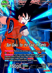 Son Goku For The Sake Of Family Metal Dbs Leader