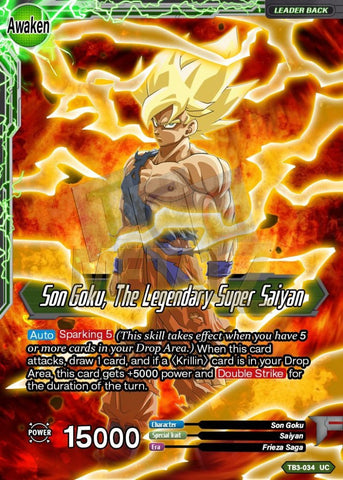 Son Goku The Legendary Super Saiyan Metal Dbs Leader