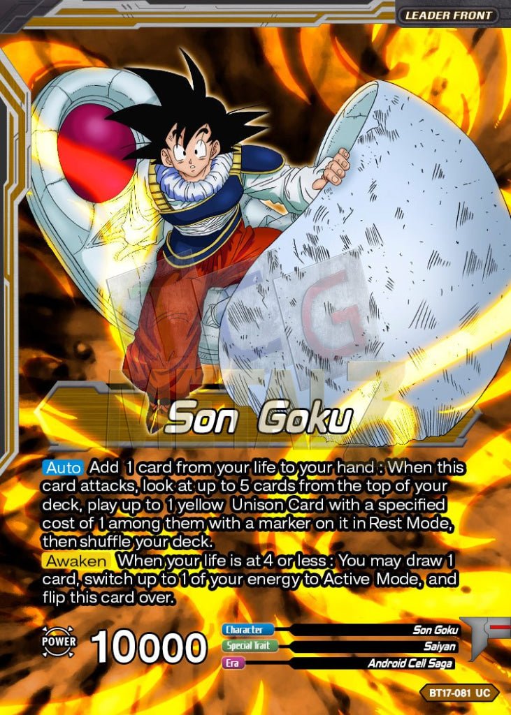 Ss Son Goku Fearless Fighter Metal Dbs Leader