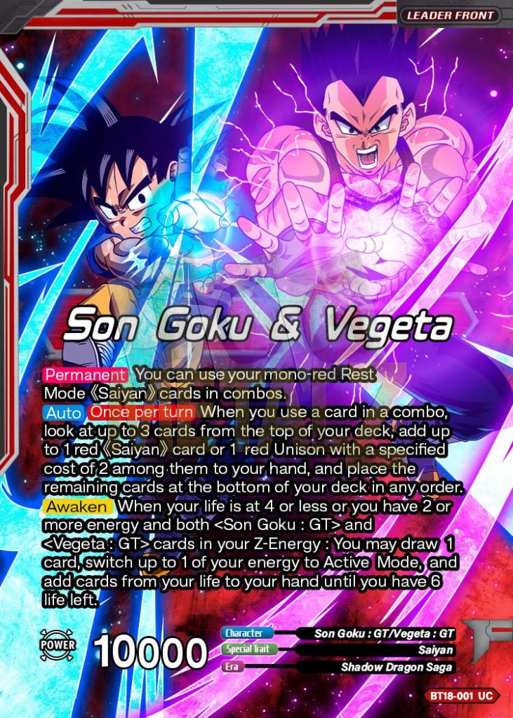Ss4 Son Goku And Vegeta In It Together Metal Dbs Leader