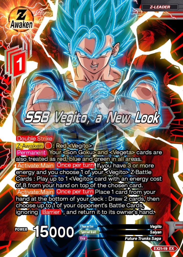 Ssb Vegito A New Look Metal Dbs Leader