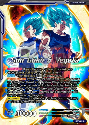 Ssb Vegito Energy Eruption Metal Dbs Leader