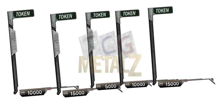 Token Case Bundle [1 Of Each] Metal Dbs Leader