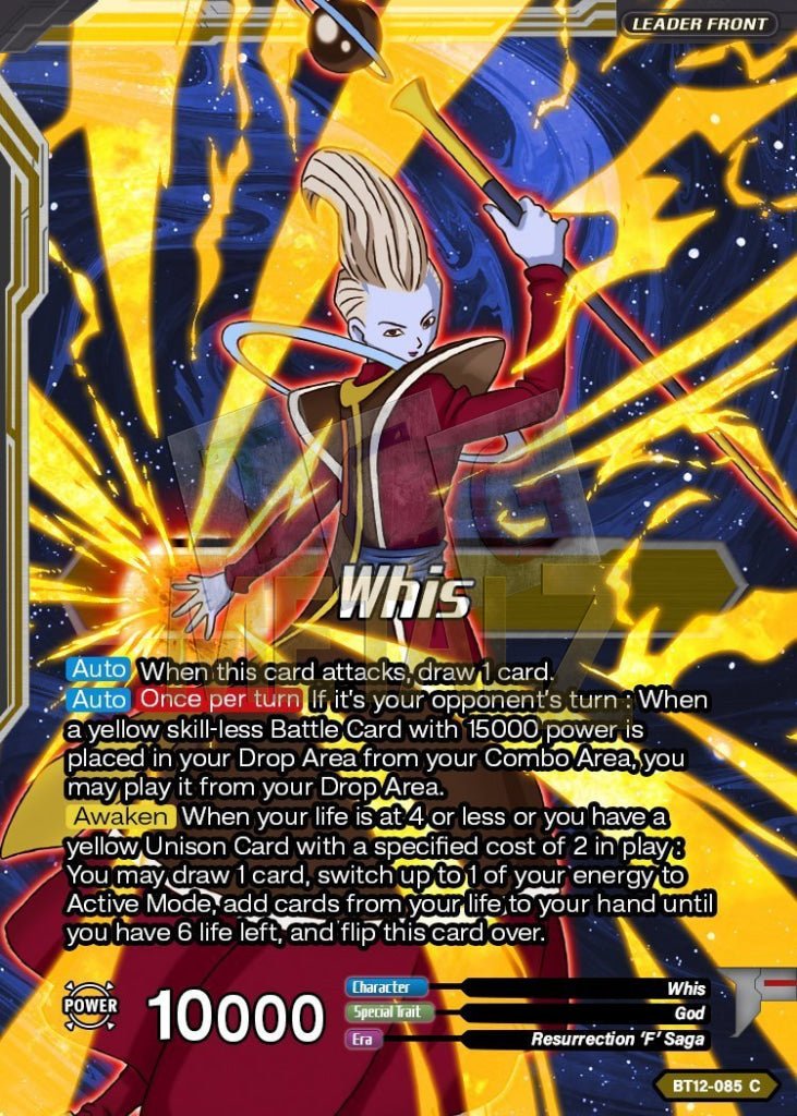 Whis Godly Mentor Metal Dbs Leader